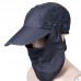 Unisex Outdoor Sport Fishing Hiking Hat UV Protection Face Neck Flap Man Sun Cap  eb-42649728